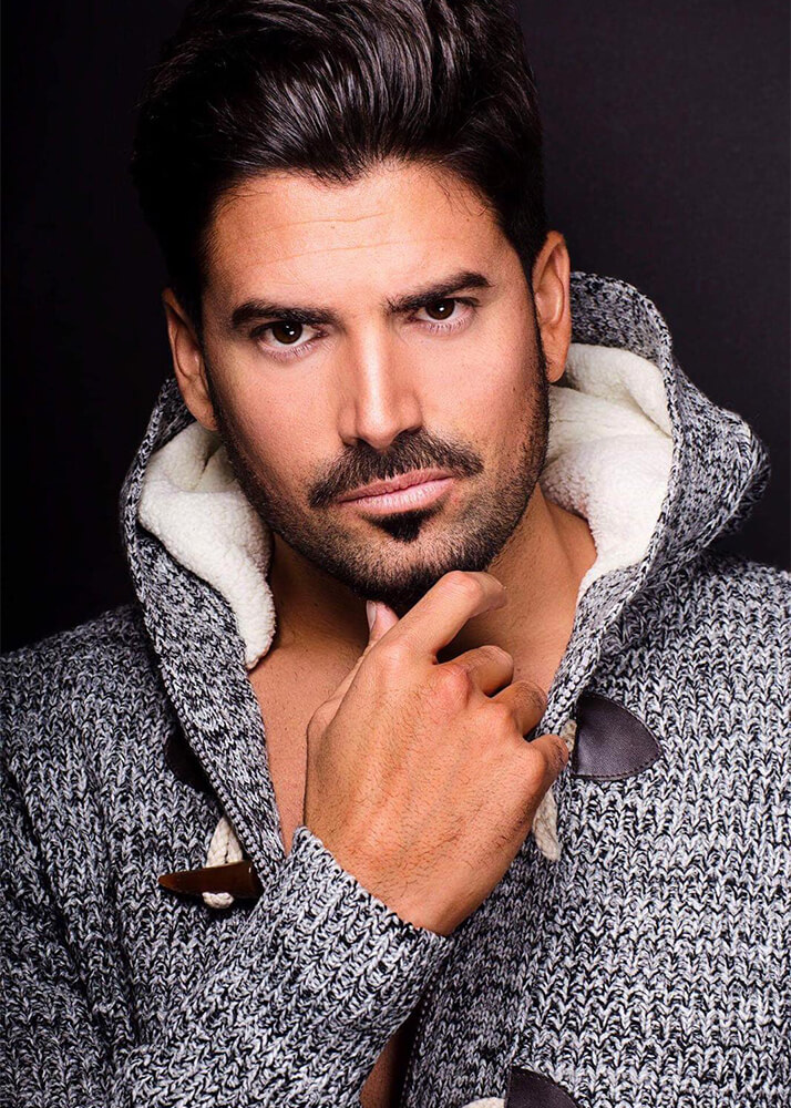 Javier Z modelo masculino y actor de la Agencia Plugged Models