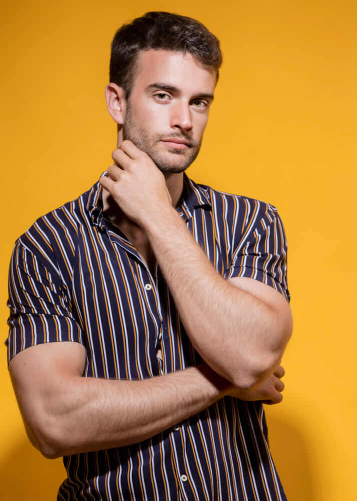 Mario M modelo masculino publicitario de la Agencia Plugged Models